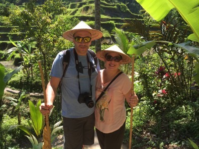 Un couple bien sympathique à Bali