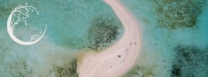 îlot désert de sable blanc à komodo